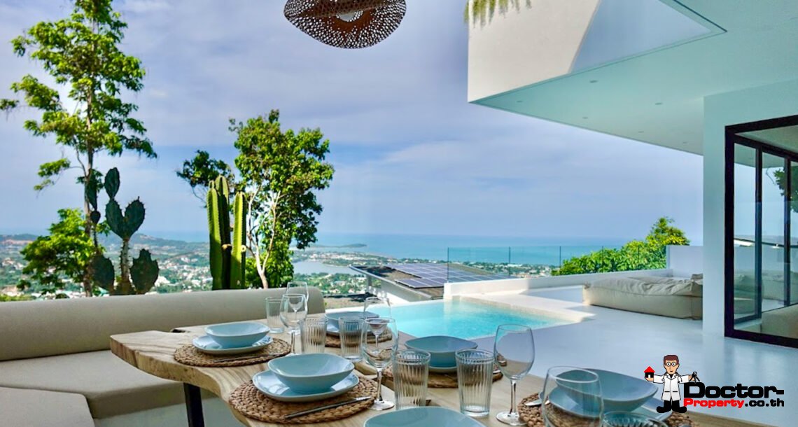 Sea view Villa located in Chaweng – Koh Samui – For Sale